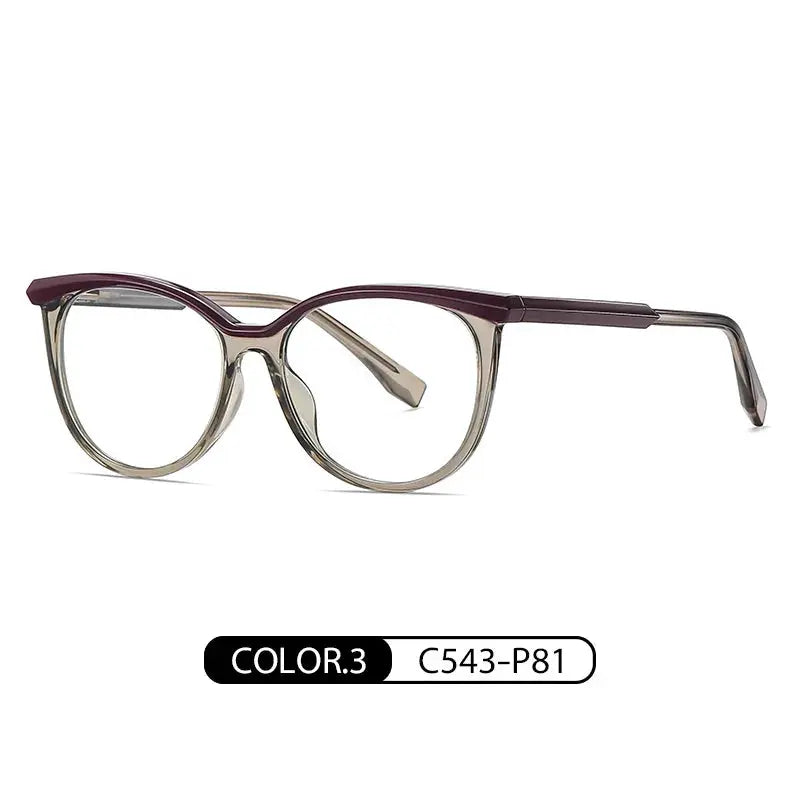 Unisex Oval Full Rim TR90 Prescription Glasses 3518 — view 5 | Rx Spectacle