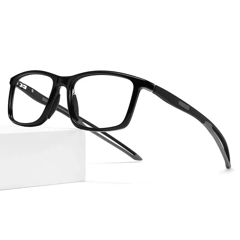 Unisex Square Full Rim TR90 Sports Glasses U001 — view 10 | Rx Spectacle