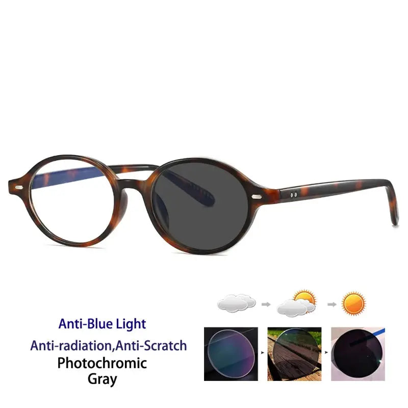 Unisex Round Full Rim TR90 Reading Glasses 512297 — view 7 | Rx Spectacle