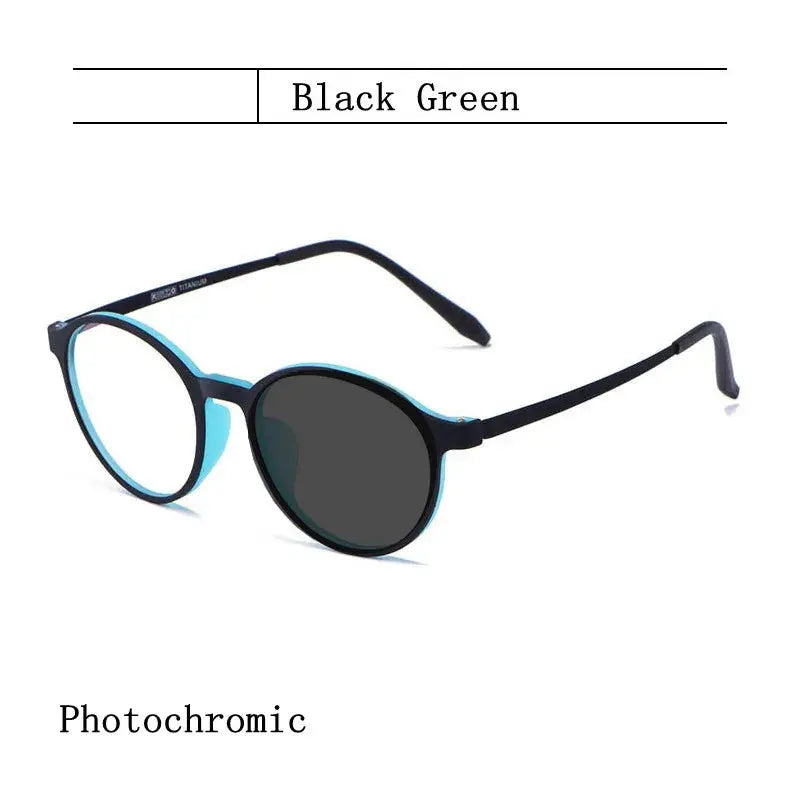 Unisex Round Full Rim Plastic Reading Glasses A3050 — view 10 | Rx Spectacle