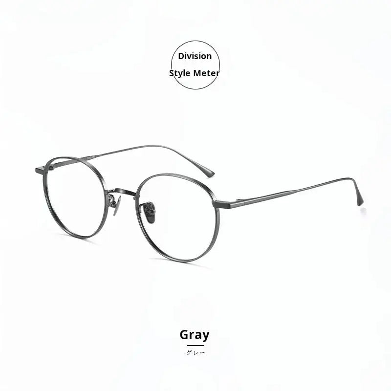 Women's Oval Full Rim Titanium Prescription Glasses 721835 — view 3 | Rx Spectacle