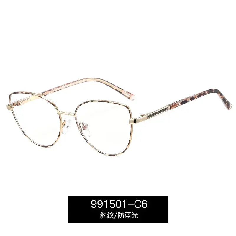 Unisex Cat Eye Full Rim Alloy Prescription Glasses 991501 — view 6 | Rx Spectacle