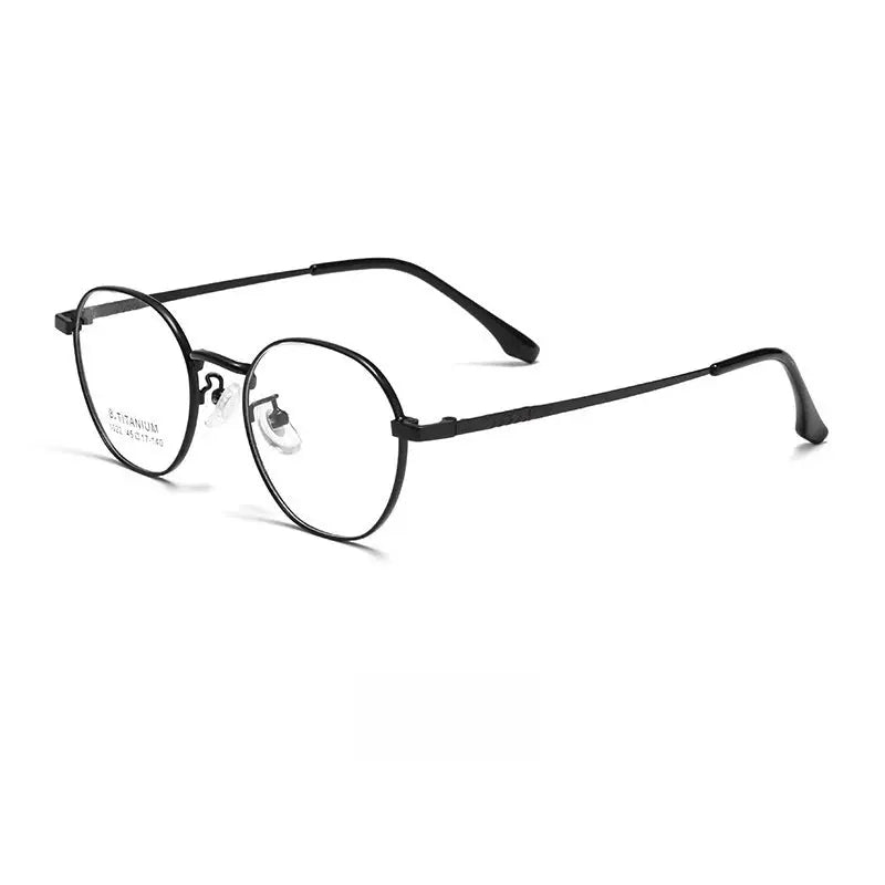Oval Full Rim Alloy Prescription Glasses 10224 — view 4 | Rx Spectacle