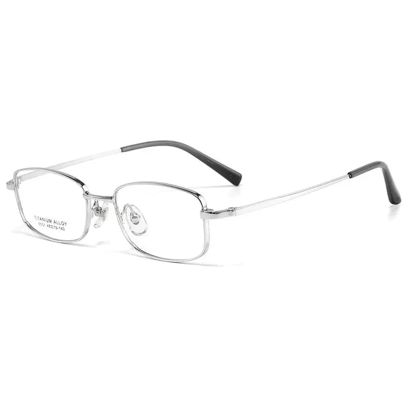 Women's Square Full Rim Alloy Prescription Glasses 36501 — view 4 | Rx Spectacle