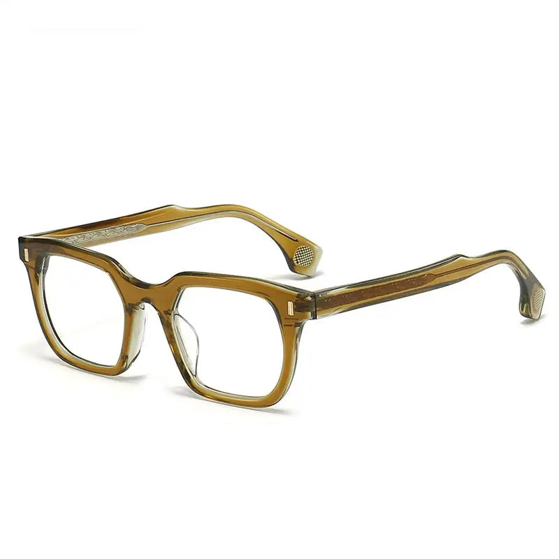 Unisex Square Full Rim Acetate Prescription Glasses 63475 — view 5 | Rx Spectacle