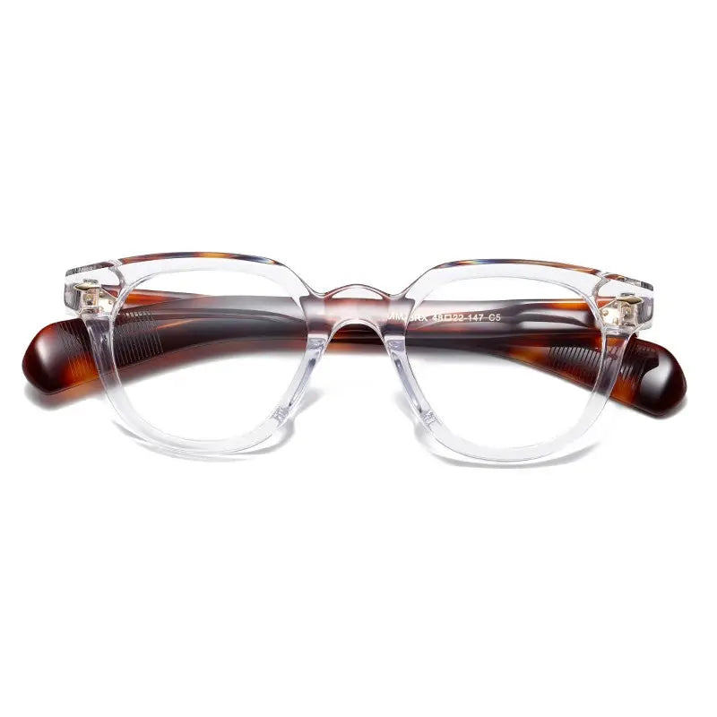 Unisex Irregular Full Rim Acetate Prescription Glasses 2241 — view 11 | Rx Spectacle