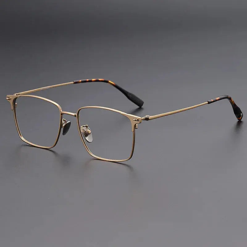 Men's Square Full Rim Alloy Prescription Glasses 810085 — view 5 | Rx Spectacle