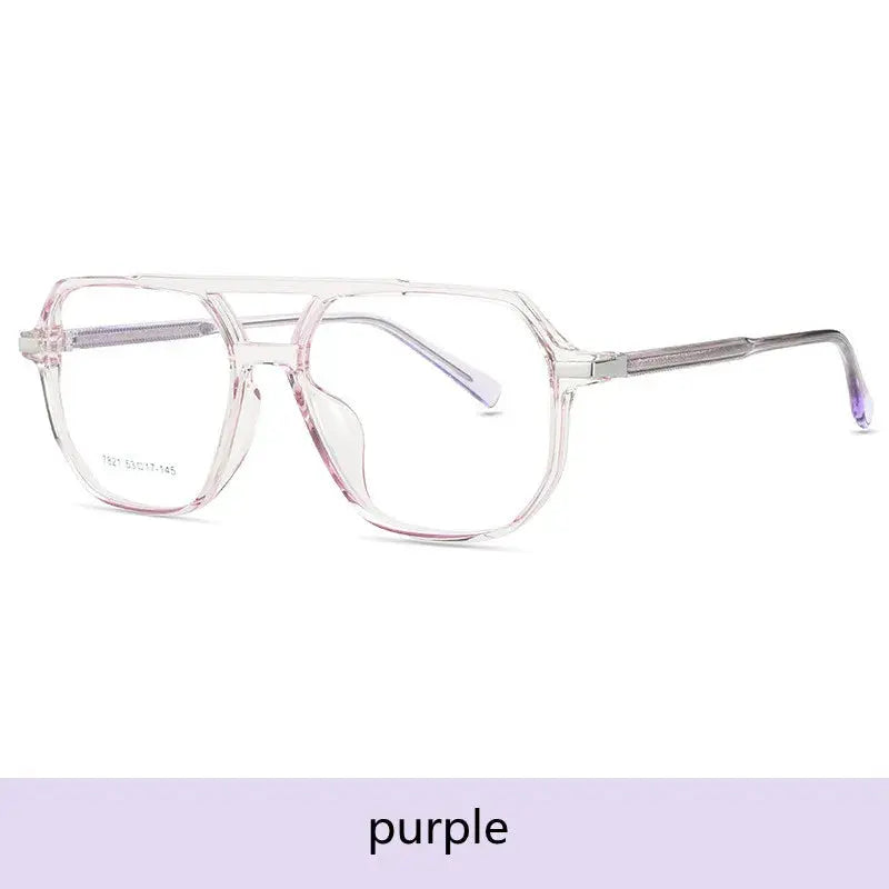 Unisex Oval Full Rim Acetate Double Bridge Prescription Glasses 7821 — view 7 | Rx Spectacle