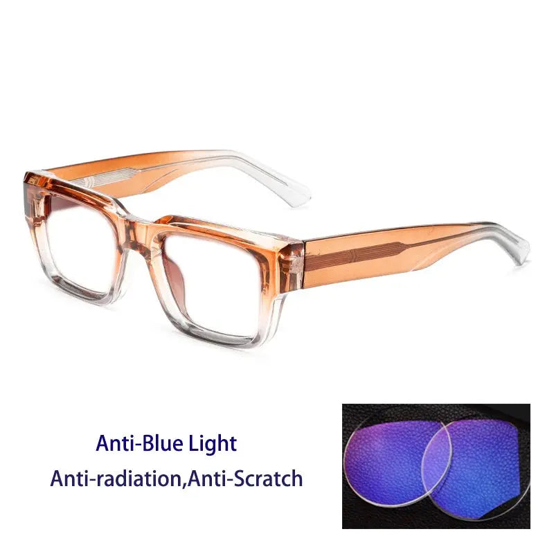 Unisex Square Full Rim Acetate Prescription Glasses 320500 — view 8 | Rx Spectacle