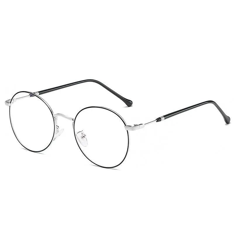 Unisex Round Full Rim Alloy Prescription Glasses 1912 — view 4 | Rx Spectacle