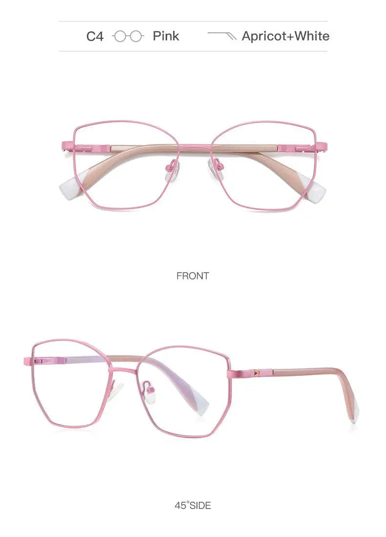 Unisex Square Full Rim Alloy Prescription Glasses 3011 — view 18 | Rx Spectacle
