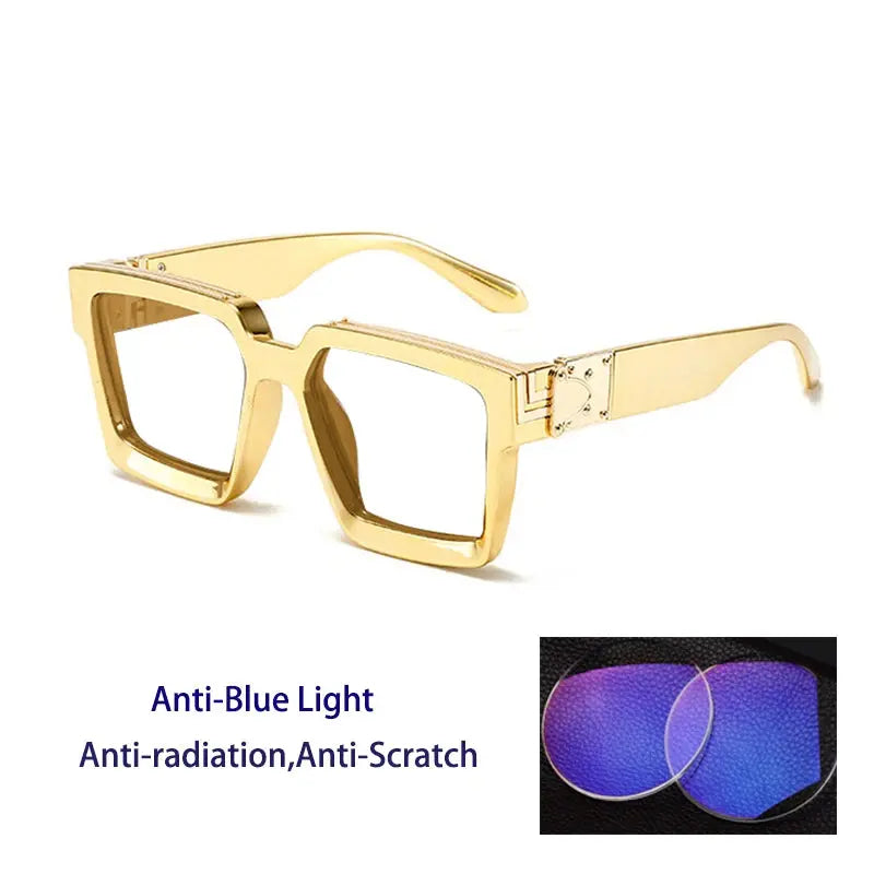Unisex Browline Full Rim Prescription Glasses 862290 — view 4 | Rx Spectacle