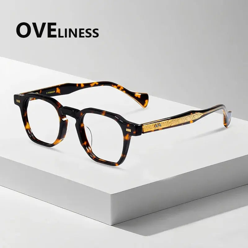 Women's Polygon Full Rim Titanium Prescription Glasses 926002 — view 6 | Rx Spectacle