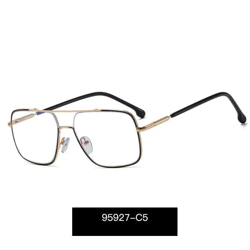 Women's Square Full Rim TR90 Double Bridge Prescription Glasses 95927 — view 4 | Rx Spectacle