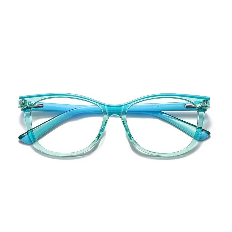 Square Full Rim Titanium Prescription Glasses 20207 — view 8 | Rx Spectacle