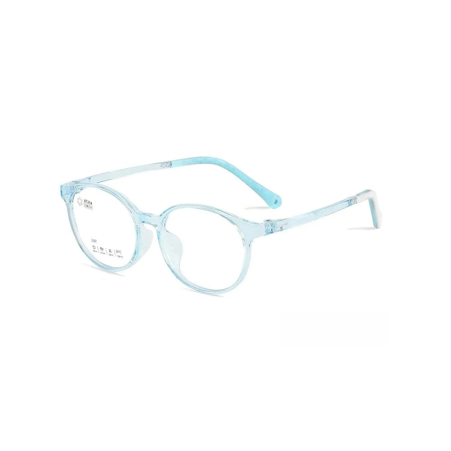 Unisex Round Full Rim TR90 Prescription Glasses 2207 — view 11 | Rx Spectacle