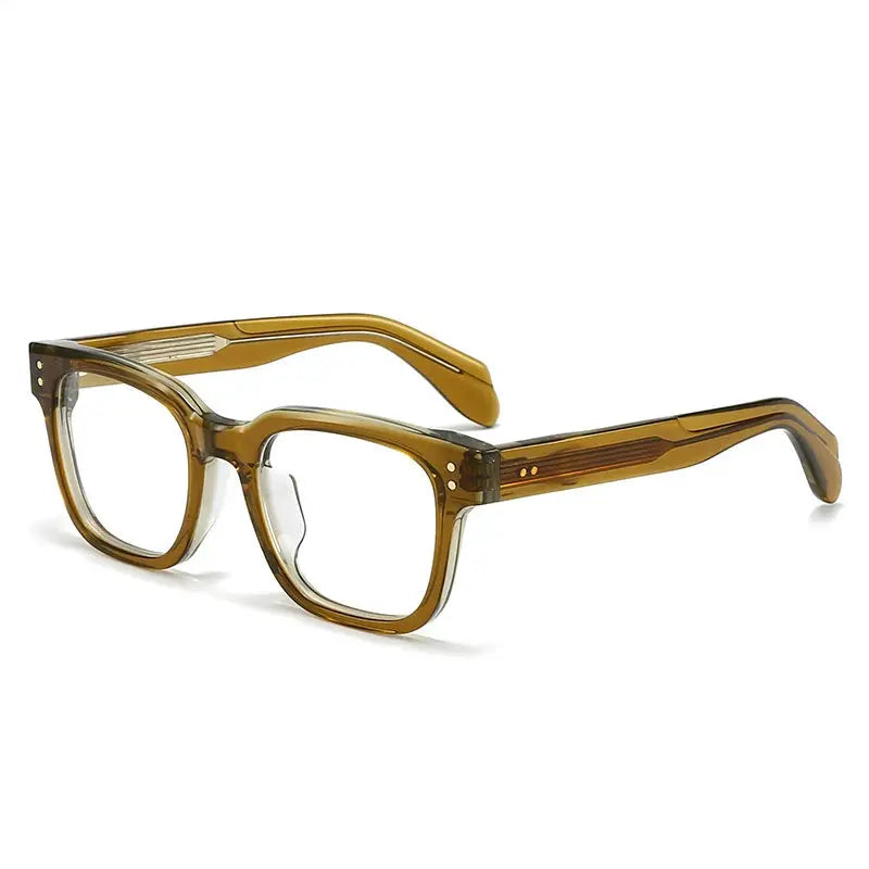Unisex Square Full Rim Acetate Prescription Glasses 91477 — view 8 | Rx Spectacle