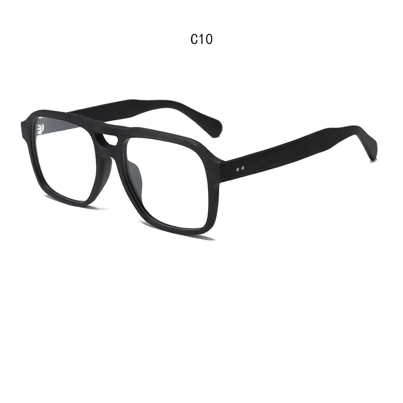 Unisex Square Full Rim Acetate Prescription Glasses 818700 — view 6 | Rx Spectacle