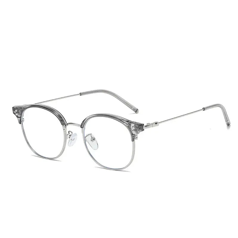 Men's Browline Full Rim Alloy Reading Glasses 22001 — view 2 | Rx Spectacle