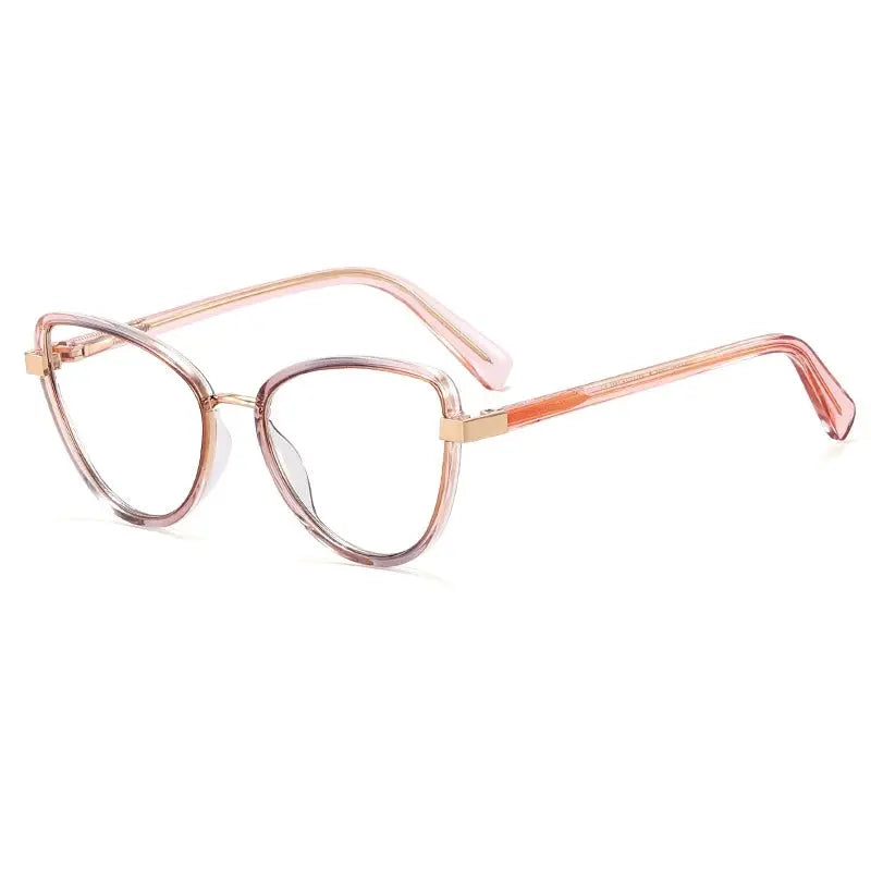 Women's Cat Eye Full Rim TR90 Prescription Glasses 397740 — view 3 | Rx Spectacle