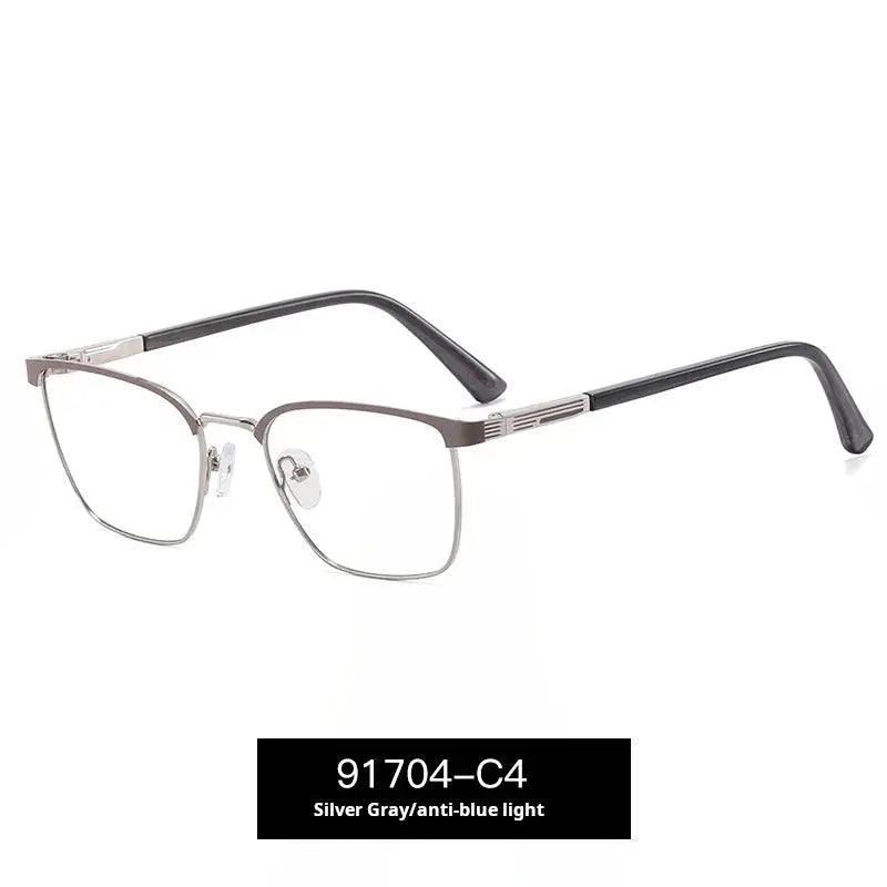 Square Full Rim Alloy Prescription Glasses 91704 — view 7 | Rx Spectacle