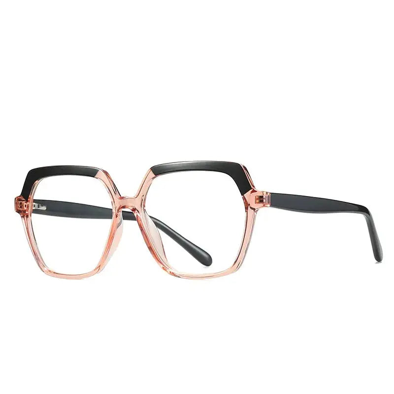Women's Polygon Full Rim Titanium Prescription Glasses 942018 — view 7 | Rx Spectacle
