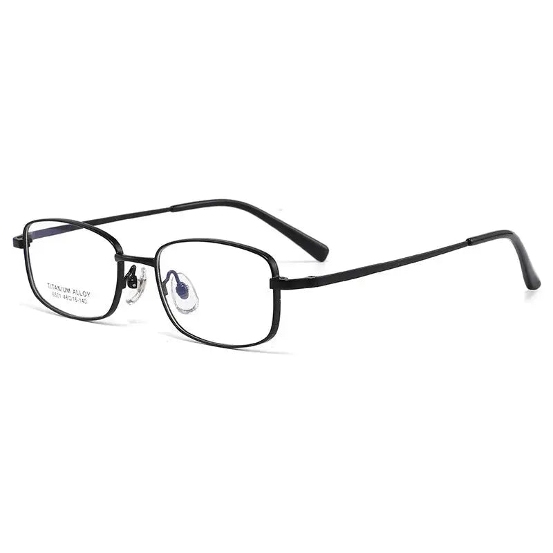 Women's Square Full Rim Alloy Prescription Glasses 36501 — view 3 | Rx Spectacle