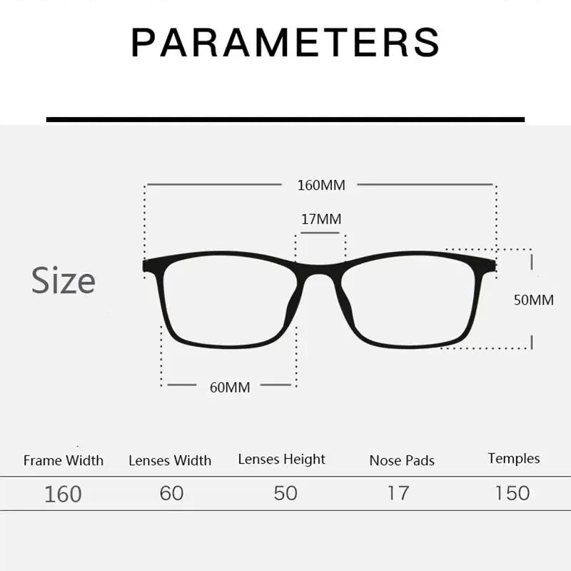 Men's Square Full Rim Titanium Prescription Glasses 59242 — view 2 | Rx Spectacle