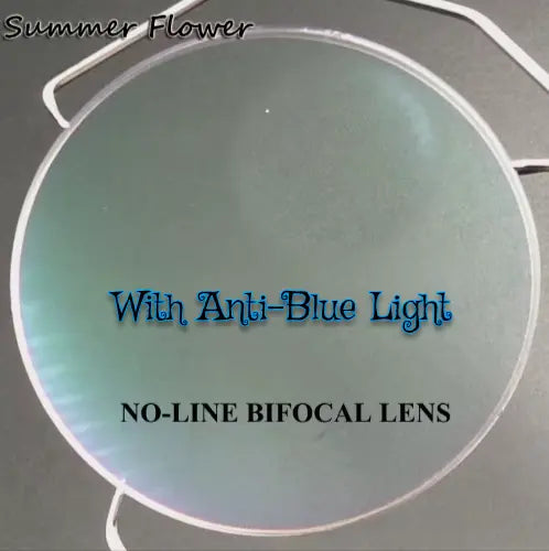 1.56 Index No Line Bifocal Anti-Blue Light Clear Lenses — view 1 | Rx Spectacle