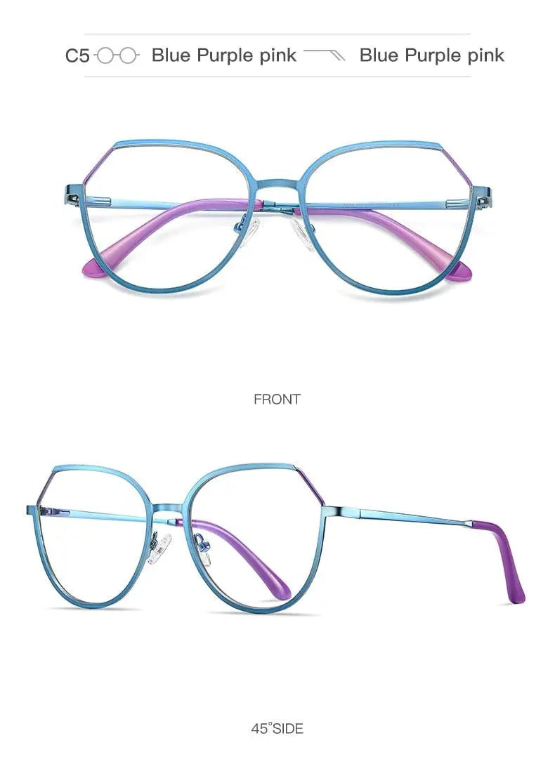 Women's Round Full Rim TR90 Prescription Glasses 3034 — view 17 | Rx Spectacle