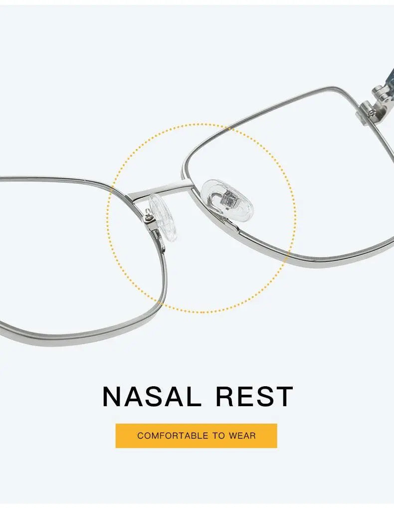Women's Cat Eye Full Rim Alloy Prescription Glasses 3003 — view 14 | Rx Spectacle