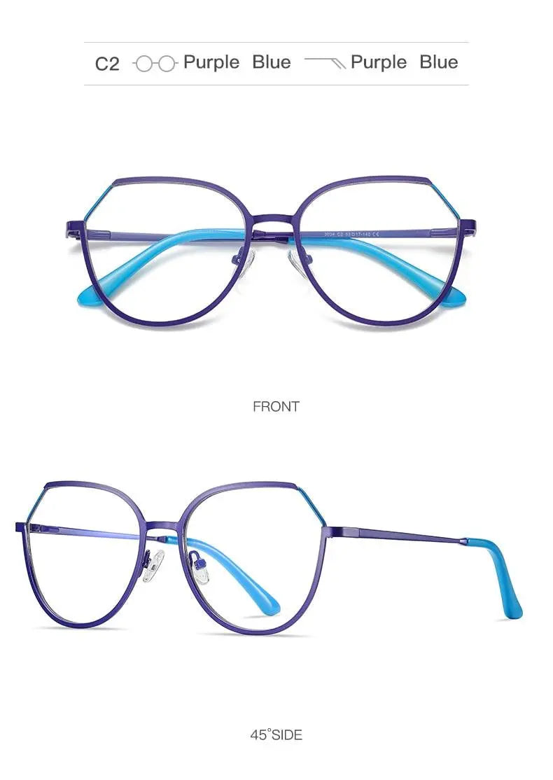 Women's Round Full Rim TR90 Prescription Glasses 3034 — view 14 | Rx Spectacle