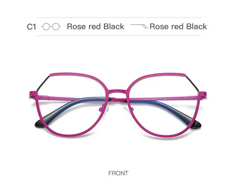 Women's Round Full Rim TR90 Prescription Glasses 3034 — view 12 | Rx Spectacle