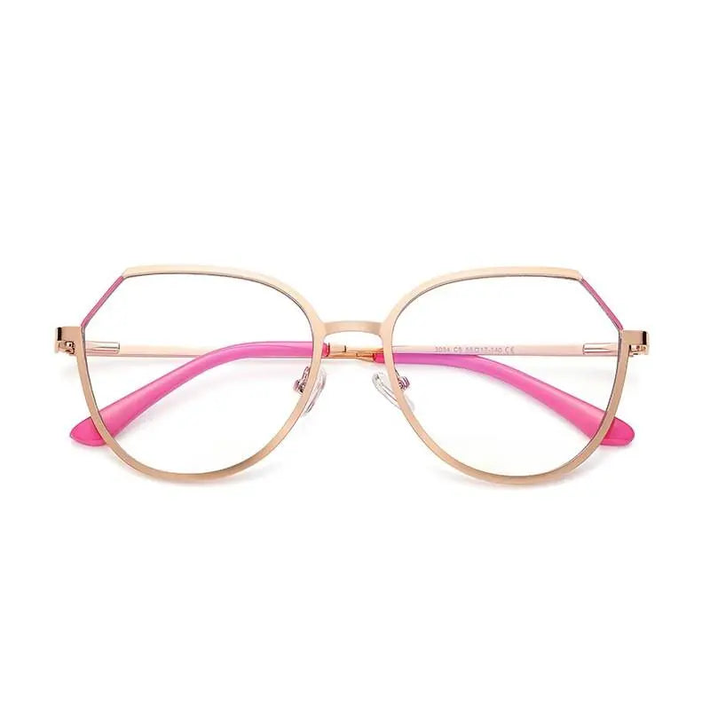 Women's Round Full Rim TR90 Prescription Glasses 3034 — view 4 | Rx Spectacle