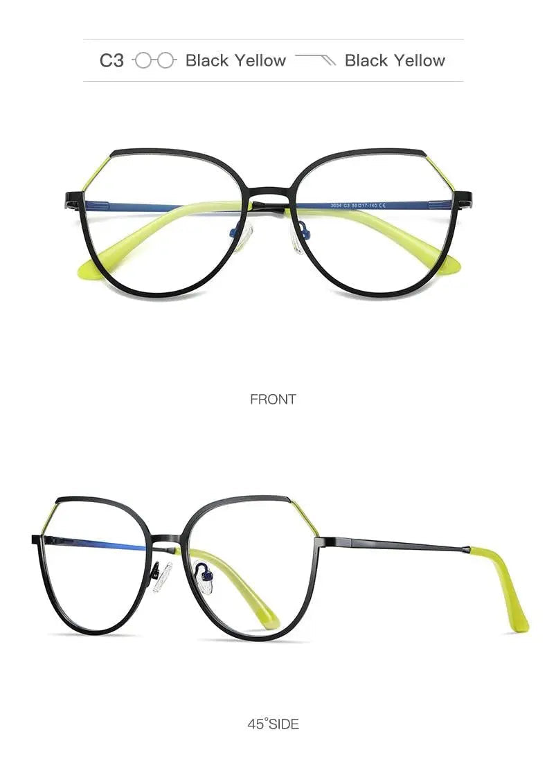 Women's Round Full Rim TR90 Prescription Glasses 3034 — view 15 | Rx Spectacle