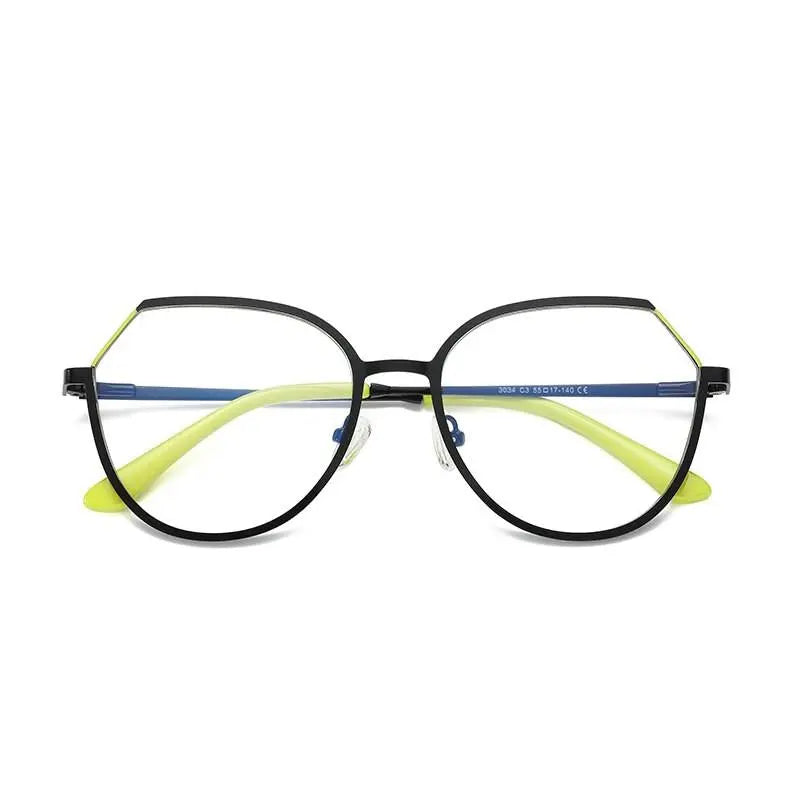 Women's Round Full Rim TR90 Prescription Glasses 3034 — view 7 | Rx Spectacle