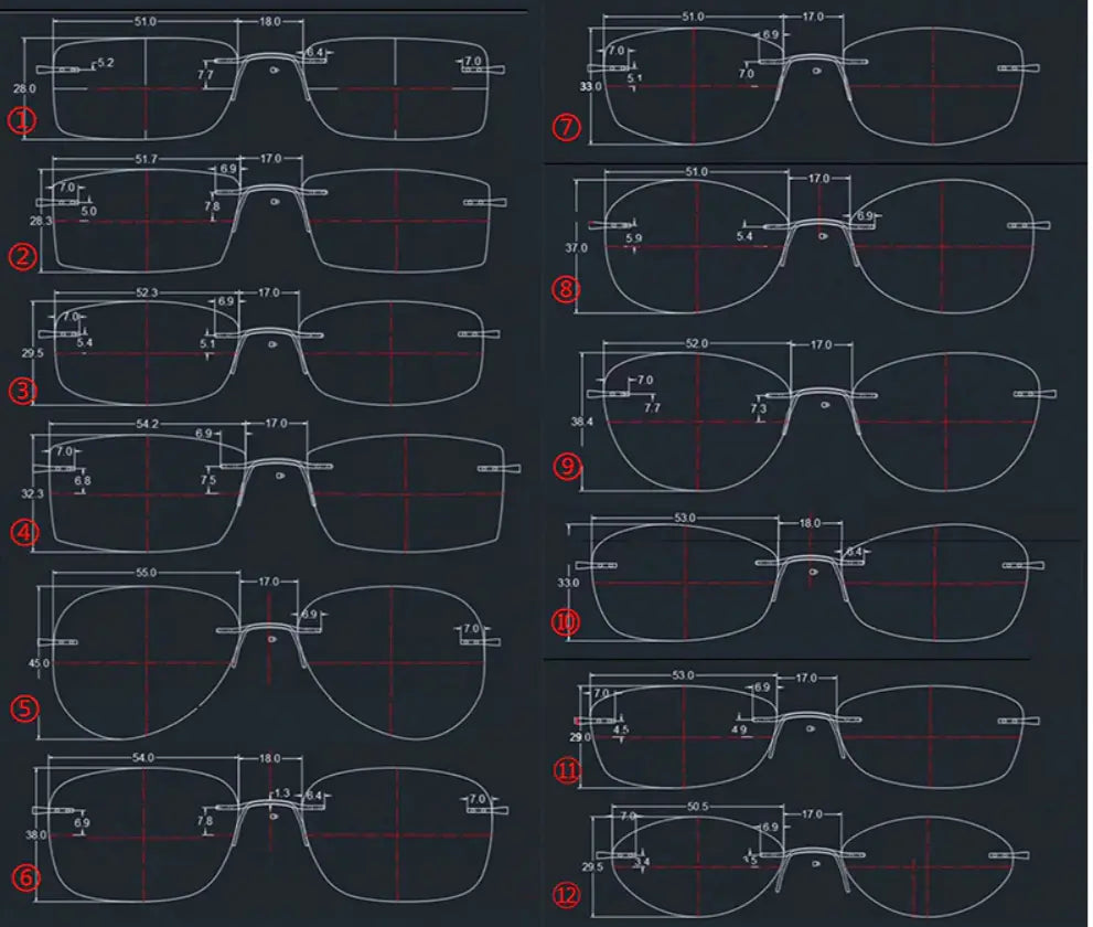 Women's Rimless Prescription Glasses 2378 — view 4 | Rx Spectacle