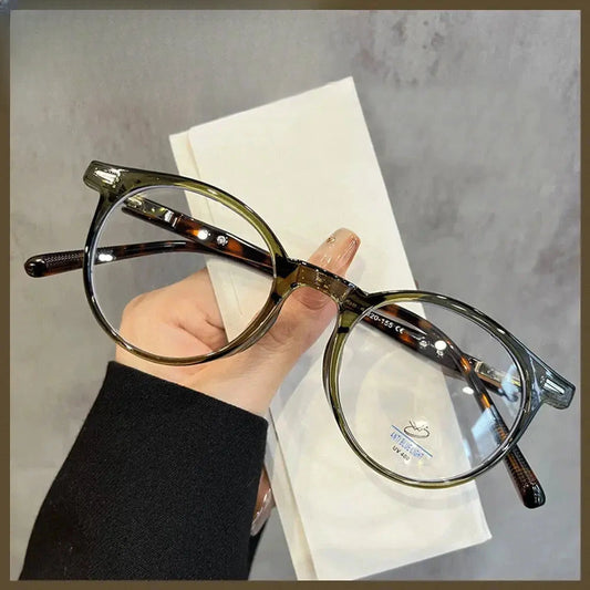 Unisex Round Full Rim TR90 Prescription Glasses 68008 — view 1 | Rx Spectacle
