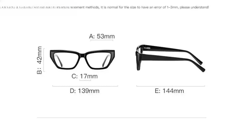 Unisex Cat Eye Full Rim Titanium Reading Glasses 2155 — view 14 | Rx Spectacle