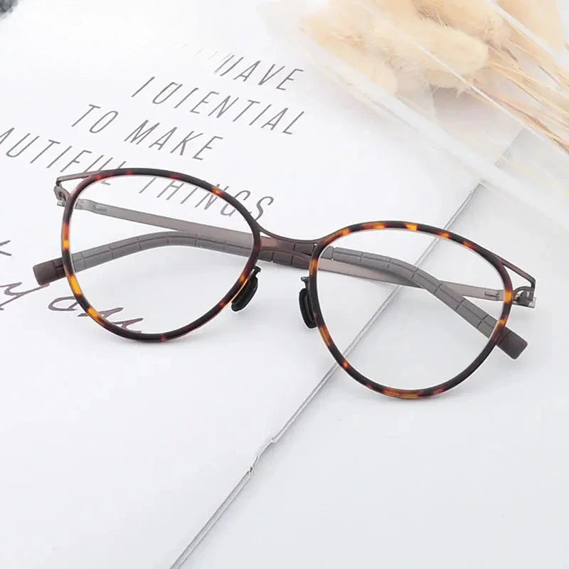 Women's Oval Full Rim Acetate Prescription Glasses 418903 — view 1 | Rx Spectacle