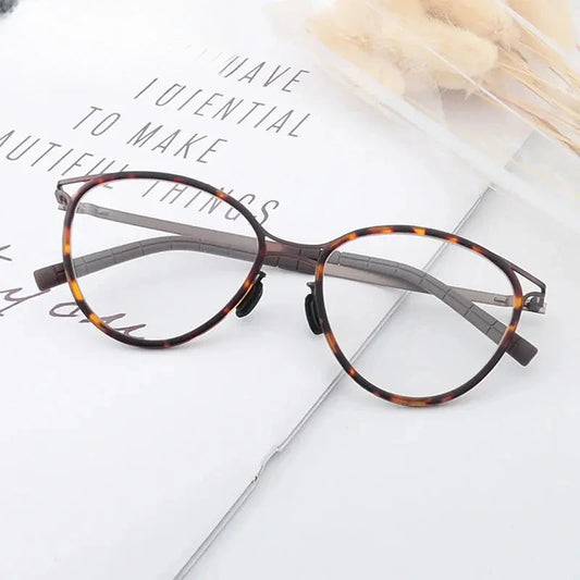 Women's Oval Full Rim Acetate Prescription Glasses 418903 — view 1 | Rx Spectacle