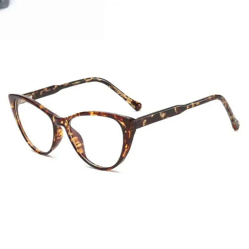 Women's Cat Eye Full Rim Titanium Prescription Glasses 68725 — view 5 | Rx Spectacle