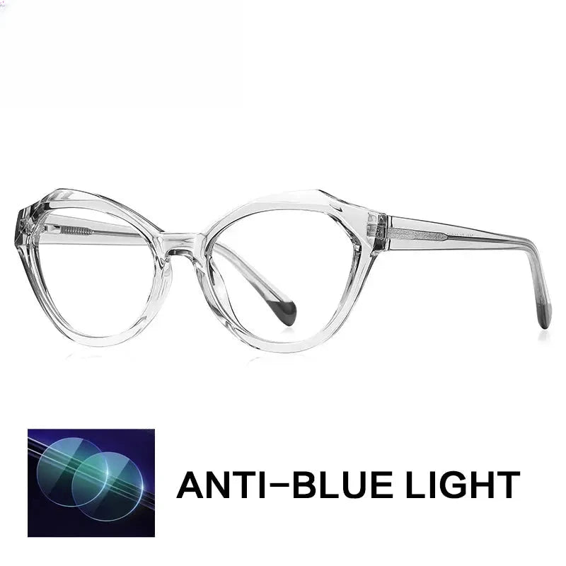 Women's Oval Full Rim Titanium Reading Glasses G2141 — view 6 | Rx Spectacle