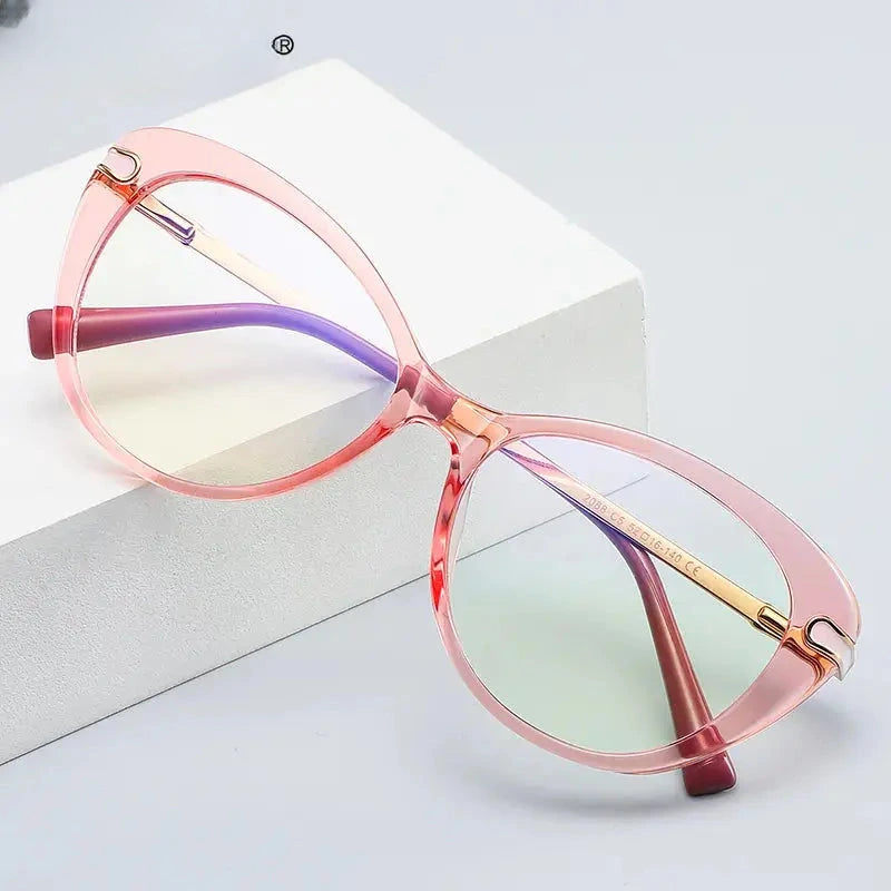 Women's Square Full Rim Acetate Reading Glasses 2088 — view 1 | Rx Spectacle