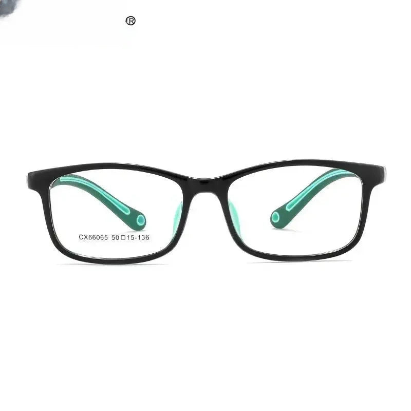 Unisex Square Full Rim TR90 Prescription Glasses V66065 — view 1 | Rx Spectacle