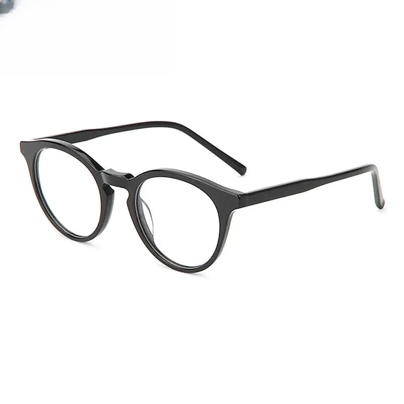 Men's Oval Full Rim Acetate Prescription Glasses 762216 — view 6 | Rx Spectacle