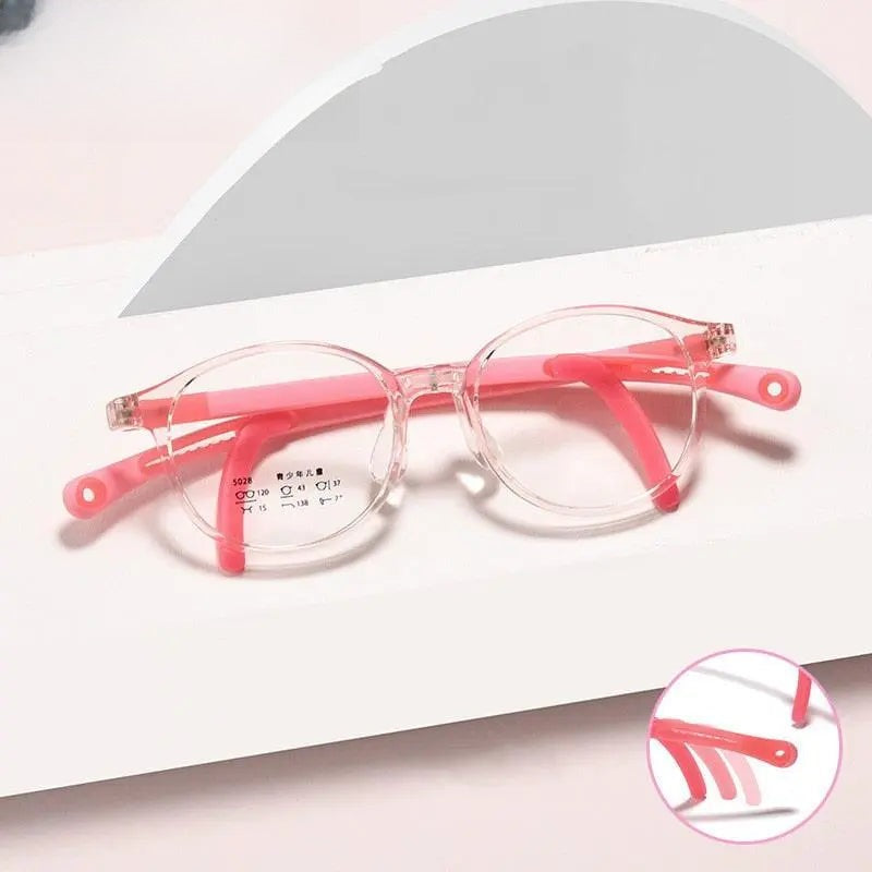 Unisex Round Full Rim Titanium Prescription Glasses 5028 — view 1 | Rx Spectacle