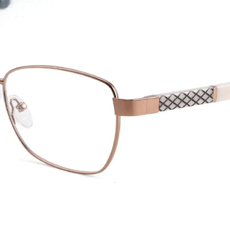 Women's Square Full Rim Acetate Prescription Glasses 7010 — view 4 | Rx Spectacle
