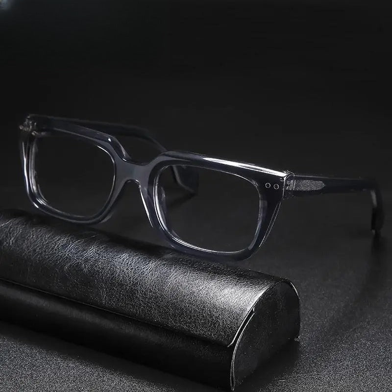 Unisex Square Full Rim Acetate Prescription Glasses Gxyj724 — view 6 | Rx Spectacle