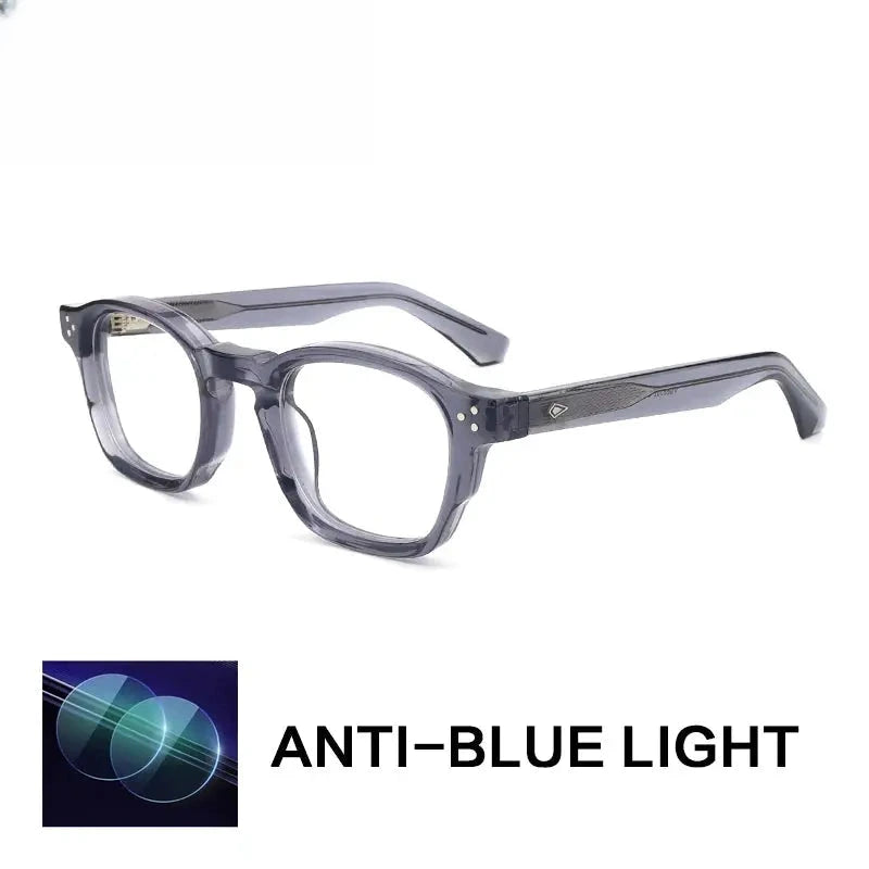 Unisex Oval Full Rim Acetate Reading Glasses G66302 — view 3 | Rx Spectacle